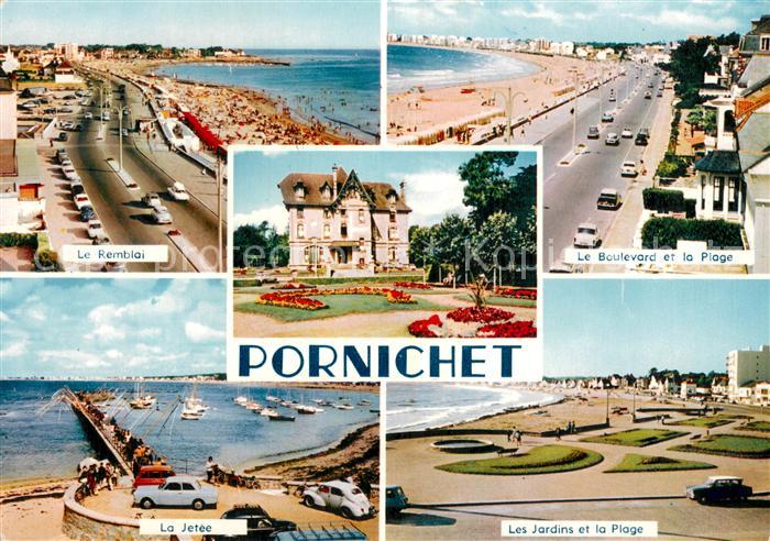 Pornichet Le Remblai Le Boulevard et la Plage La Jetee Les Jardins et la Plage