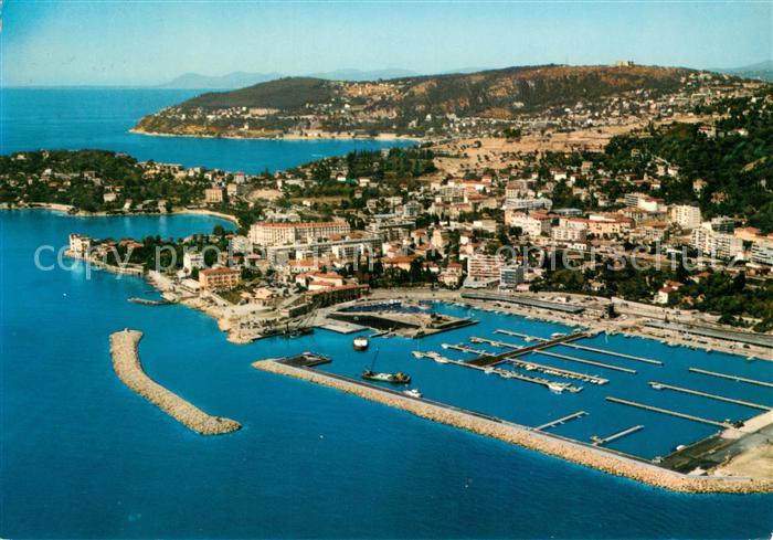Beaulieu-sur-Mer Le Nouveau Port de plaisance vue sur la Ville et la Rade de Vil
