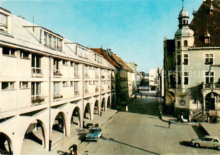 Jawor Domy z podcieniami u Rynku prawej ratusz