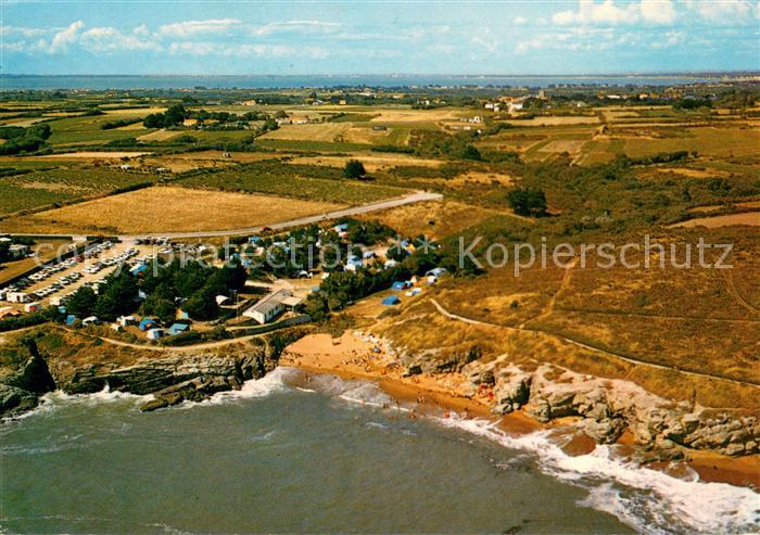 Prefailles Refuge et Camping de Port aux Goths Vue aerienne