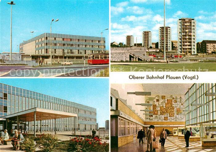 Plauen Vogtland Oberer Bahnhof Halle Hochhaeuser