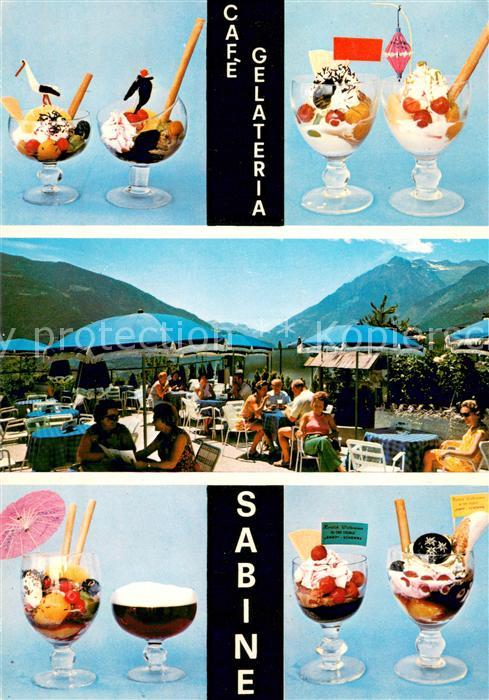 Dorf Tirol Eiscafe Sabine Gelateria Terrasse