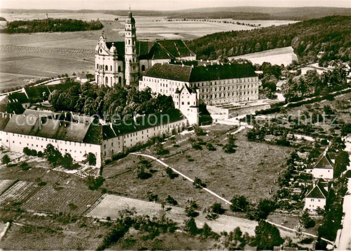 Neresheim Benediktiner Abtei Fliegeraufnahme