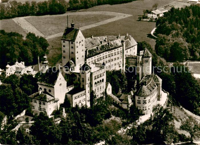 Hohenaschau Chiemgau Schloss Hohenaschau Fliegeraufnahme