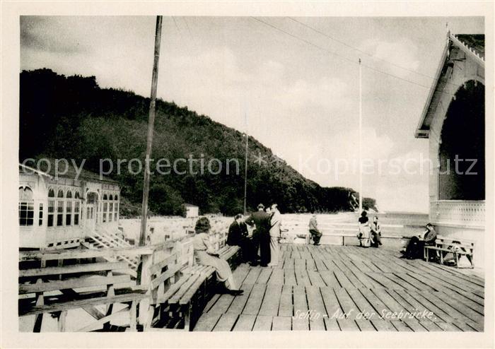 Sellin Ruegen Auf der Seebruecke