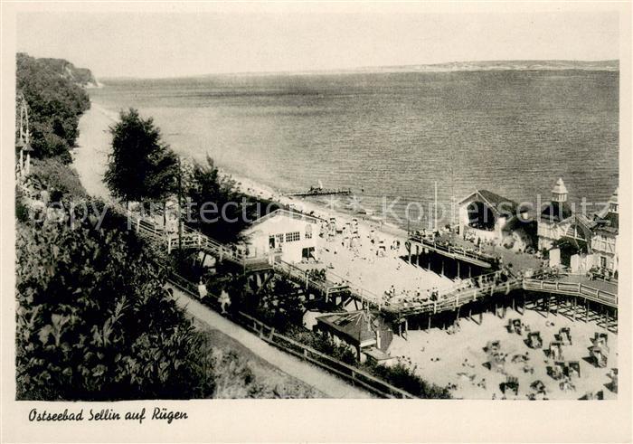 Sellin Ruegen Ostseebad Strand Seebruecke