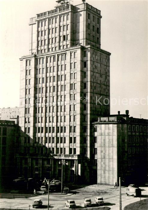 Lodz Litzmannstadt Wiezowiec przy ulicy Henryka Sienkiewicza