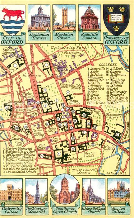 Oxford Oxfordshire City and University of Oxford