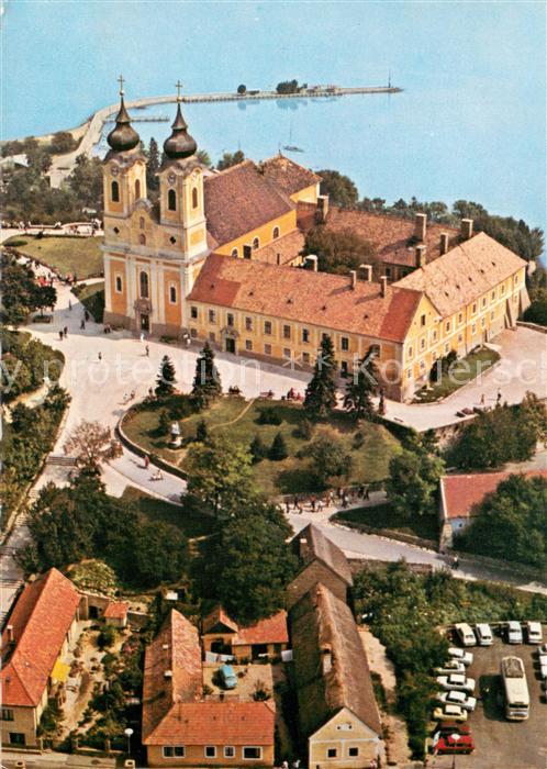 Tihany Abteikirche Fliegeraufnahme