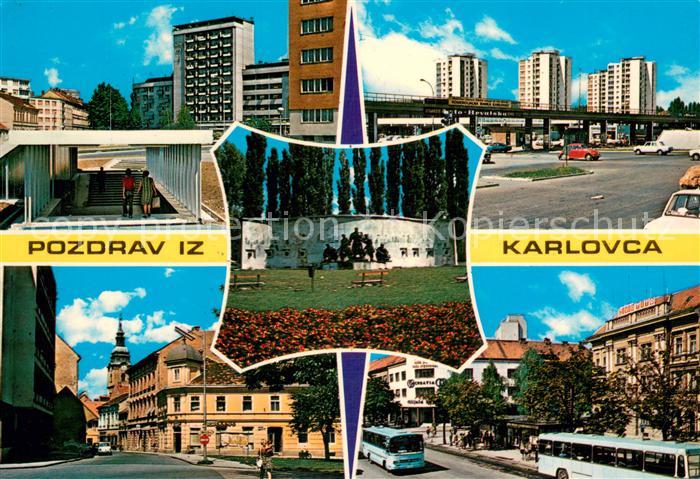 Karlovac Stadtansichten Gedenkstaette