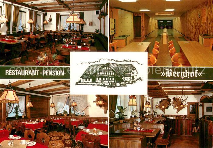 Wiesen Unterfranken Restaurant Pension Berghof Kegelbahnen