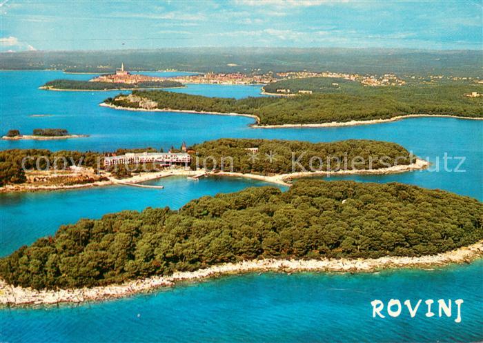 Rovinj Rovigno Istrien Fliegeraufnahme