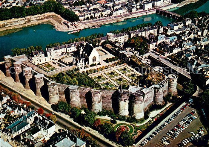 Angers 49 Chateau vue aérienne