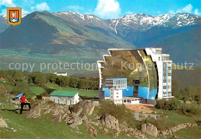 Odeillo Le Four Solaire de 1000 kw Centre National de Recherche Scientifique Alp