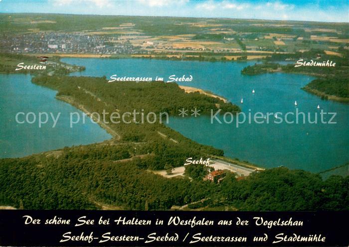 Haltern See Hotel Seehof Fliegeraufnahme