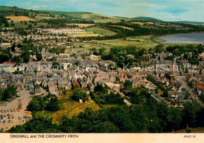 Dingwall and the Cromarty Firth aerial view