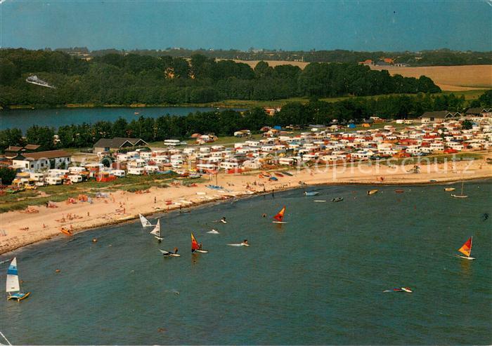 Loose Eckernfoerde Ostsee Campingplatz Gut Ludwigsburg Eckernfoerder Bucht Flieg