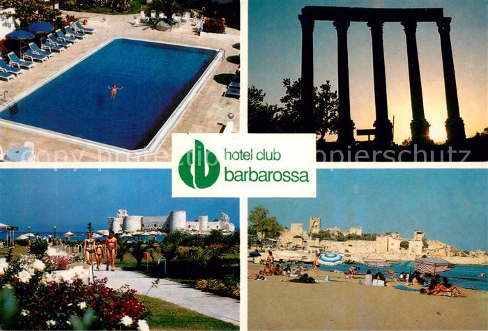 Mersin Hotel Club Barbarossa Swimming Pool Promenade Strand Ruine