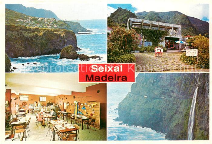 Seixal Restaurante Aquario Wasserfall Kuestenpanorama