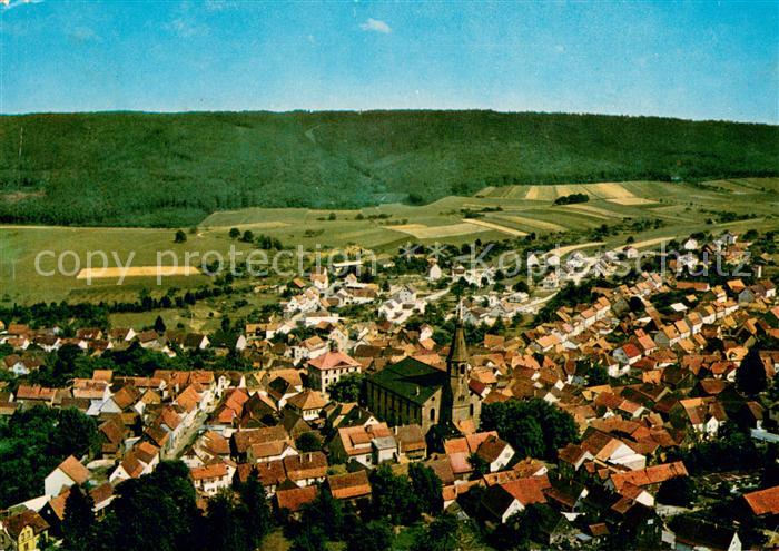 Beerfelden Odenwald Hoehenluftkurort Fliegeraufnahme