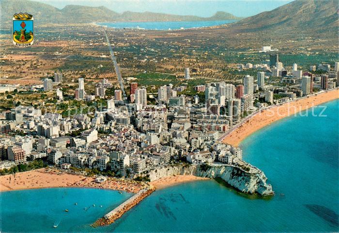 Benidorm Vista aérea desde el puerto