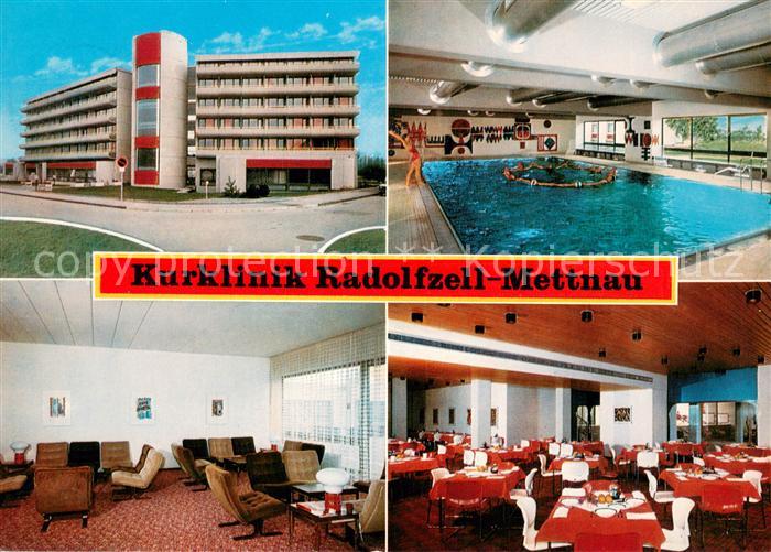 Mettnau Radolfzell Bodensee Kurklinik Speisesaal Aufenthaltsraum Hallenbad