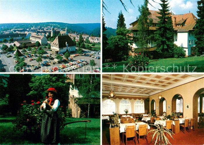 FREUDENSTADT BW Hotel Kurhaus Teuchelwald Kurort im Schwarzwald Trachten Stadtpl