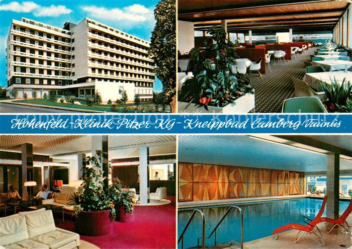 Bad Camberg Hohenfeld Klinik Speisesaal Foyer Hallenbad