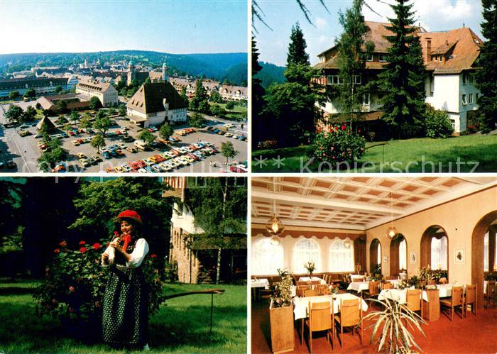FREUDENSTADT BW Kurhaus Teuchelwald Restaurant Trachten Stadtplatz Kurort im Sch