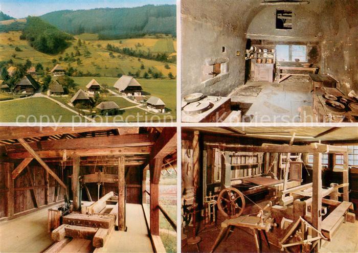 Gutach Breisgau Schwarzwaelder Freilichtmuseum Vogtsbauernhof im Gutachtal Schwa