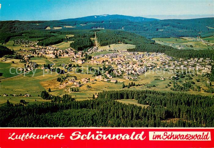 Schoenwald Schwarzwald Heilklimatischer Kurort Fliegeraufnahme