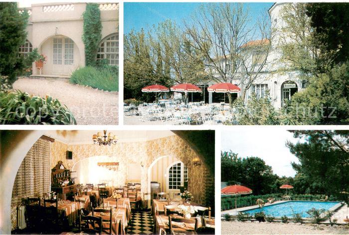 Villeneuve-les-Avignon Le Petit Manoir Hostellerie Motel Restaurant Piscine