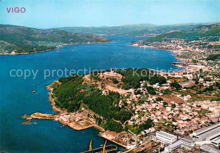 Vigo Galicia Espana Vista aérea