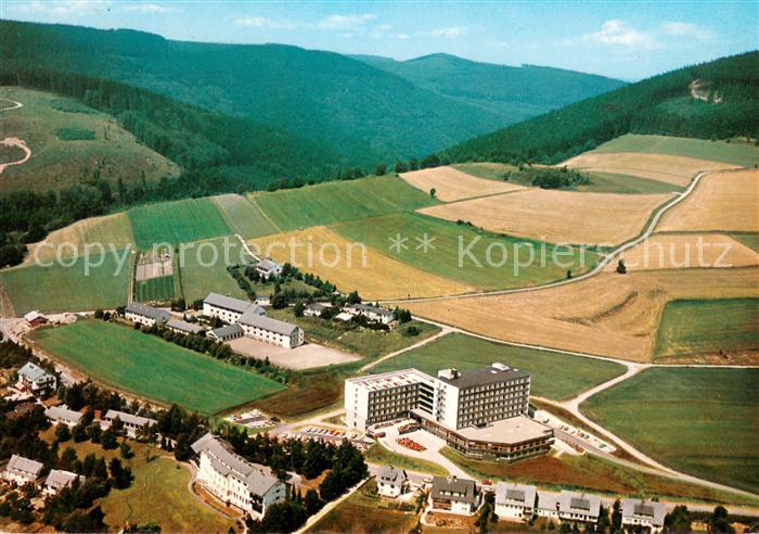 Willingen Sauerland Kurklinik Hochsauerland Fliegeraufnahme
