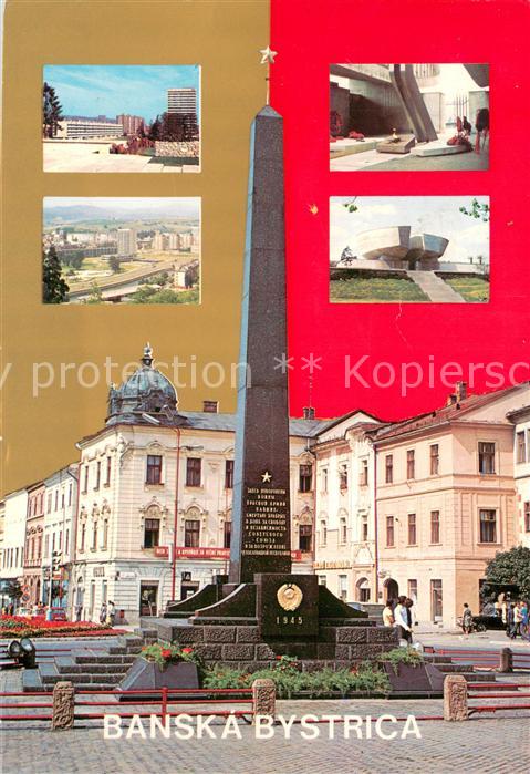 Banska Bystrica Teilansichten Denkmal 2. Weltkrieg