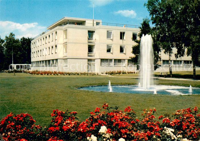 Bad Buchau Federsee Moorheilbad Parkanlagen Fontaene