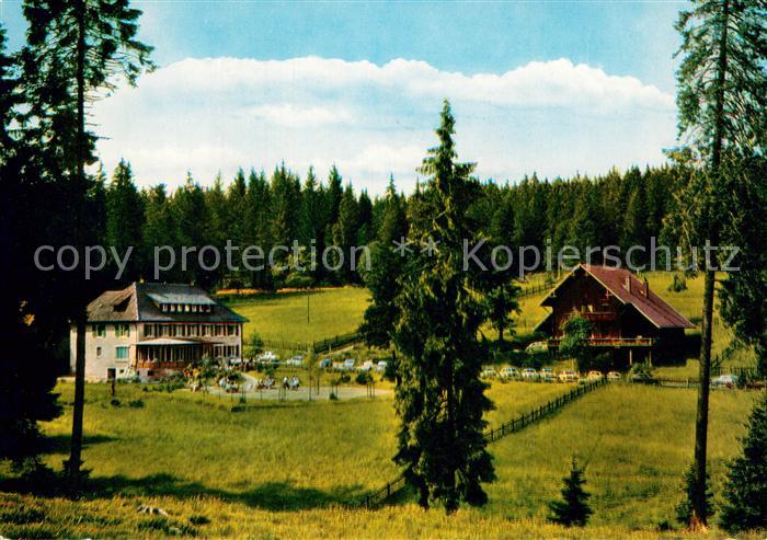 Gernsbach Kurhaus Kaltenbronn mit Gaestehaus im Schwarzwald