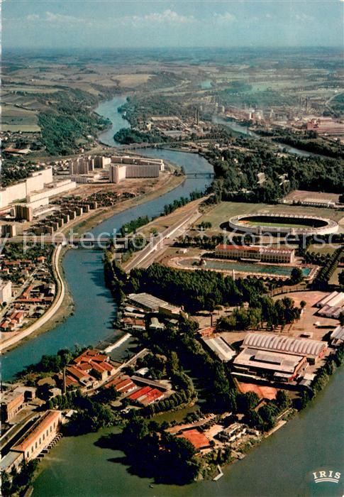 Toulouse 31 Les usines stadium et piscine vue aérienne