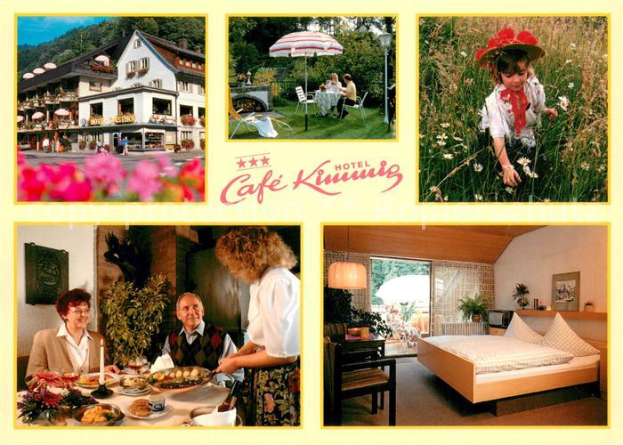 Bad Peterstal-Griesbach Hotel Cafe Kimmig Restaurant Fremdenzimmer Garten Maedch