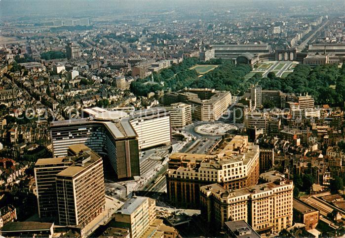 Bruxelles Bruessel Gebaeude der Europaeischen Gemeinschaft Fliegeraufnahme