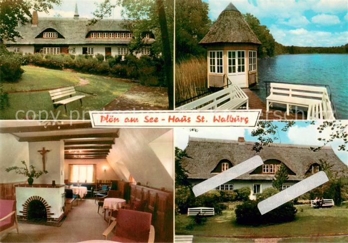 Ploen See Haus St Walburg Muettergenesungsheim Hauskapelle Pavillon