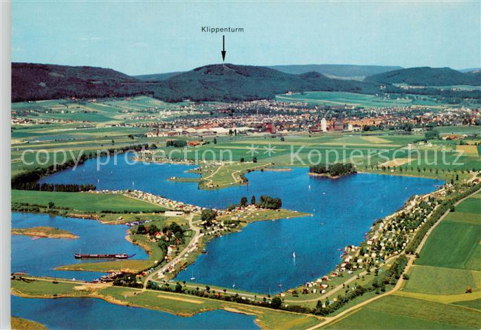Rinteln Weser Niedersachsen Doktor See Camping Wassersport Badestrand Fliegerauf