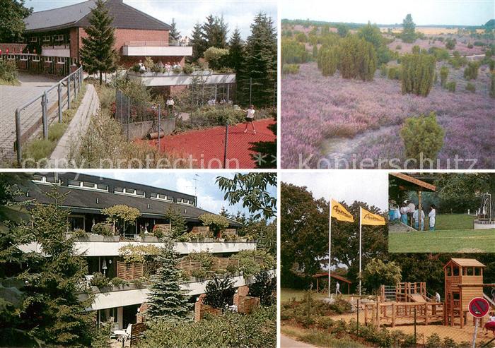 Amelinghausen Lueneburger Heide Apartment Anlage Hedder Tennis und Spielplatz