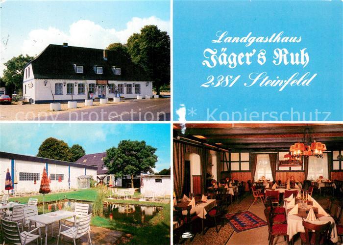 Steinfeld Schleswig Landgasthaus Jaegers Ruh Garten Gaststube