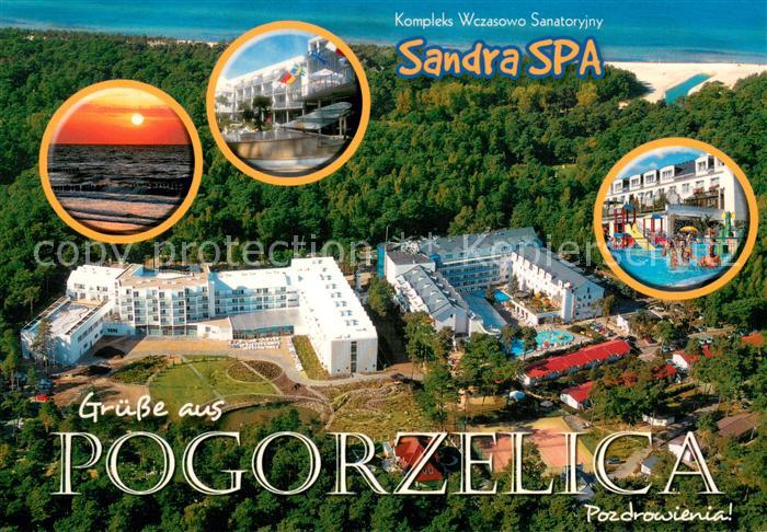 Pogorzelica Kompleks Wczasowo Sanatoryjny Sandra Spa Fliegeraufnahme