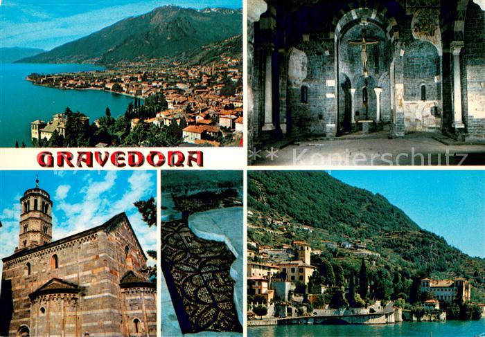 Gravedona Como Lago di Como Kirche Inneres Panorama