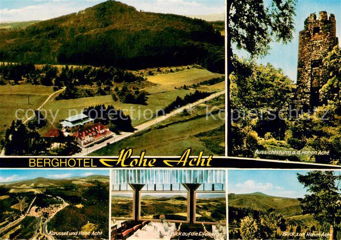 Adenau Ahrweiler Rheinland-Pfalz Berghotel Hohe Acht Aussichtsturm Karussell Eif
