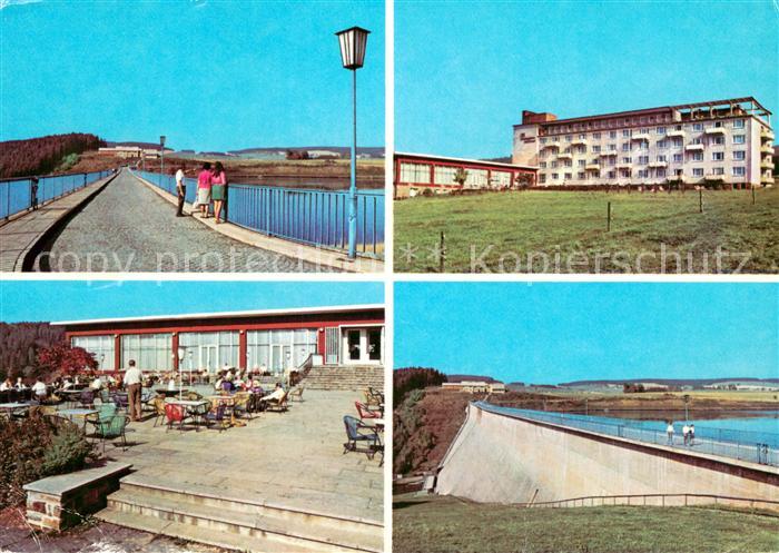 Rauschenbachtalsperre FDGB Erholungsheim Paul Gruner Staumauer