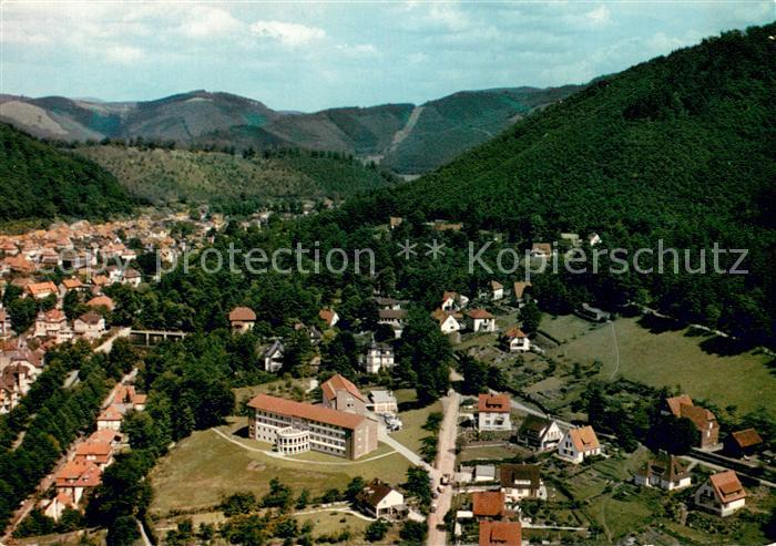 Bad Lauterberg Fliegeraufnahme mit Kneipp Kurklinik