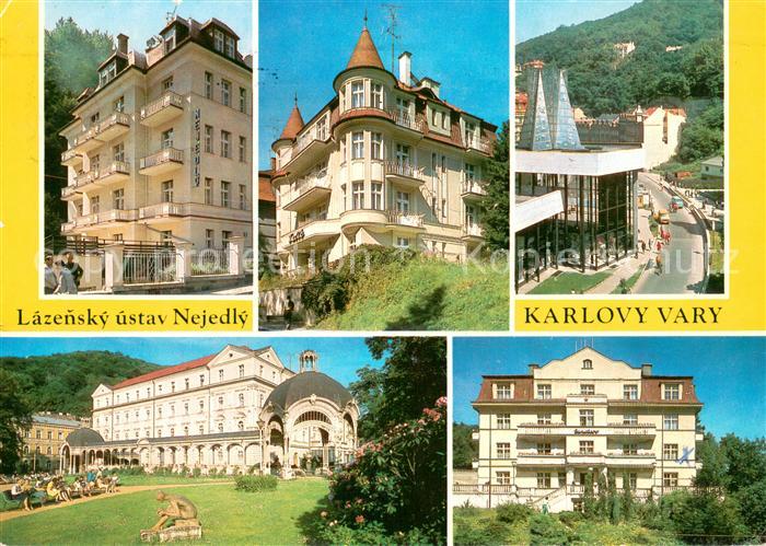 Karlovy Vary Karlsbad Lazensky ustav Nejedlyubytovaci dum Fucik Vridelni kolonad